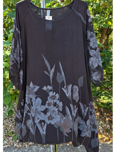 PREHOZ NA PLÁVKY PRE MOLETKY - MADE in ITALY - OVERSIZE- UNI - čierna tenká letná blúzka PREHOZ NA PLÁVKY PRE MOLETKY - MADE in ITALY - OVERSIZE- UNI - čierna tenká letná blúzka
