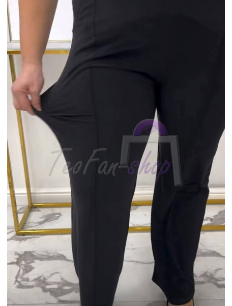 SUPER ELASTICKÉ -   SUPER POHODLNÉ   ELEGANTNÉ ČIERNE NOHAVICE  pre moletky