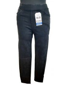 M.SARA JEANS - ČIERNE PUSH - UP  elastické RIFLE aj pre moletky -  guma - pás