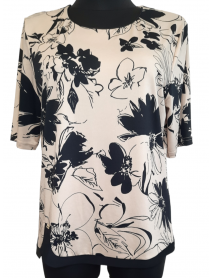 MARGUERITE BY MAKO ELEGANTNÁ BLÚZKA krátky rukáv - 46
