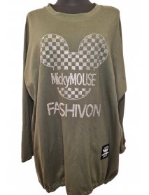OVERSIZE MICKY MOUSE  BAVLNENÉ MIKINY