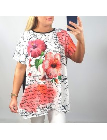 ESMIRA VEĽKÁ KVETINOVÁ BLÚZKA PRE MOLETKY - OVERSIZE