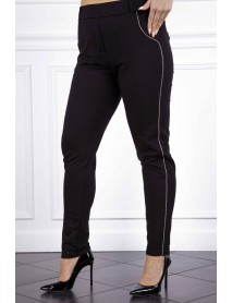ZENTEX - BAVLNENÉ ELEGANTNÉ NOHAVCE PRE MOLETKY LIGOTAVÝ VZOR - S VRECKAMI