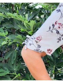 LETNÁ KVETINOVÁ ELEGANTNÁ BLÚZKA PRE MOLETKY - 6XL