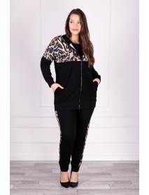 ZENTEX BAVLNENÁ SÚPRAVA PRE MOLETKY s kapucňou  - LEOPARD