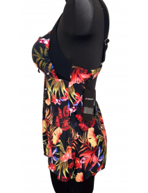 DÁMSKE FAREBNÉ DVOJDIELNE PLAVKY -LIFE BEACH - XL/2XL