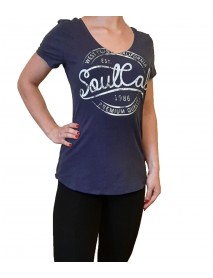 dámske tričko SOULCAL & GO- -  farba tmavomodrá