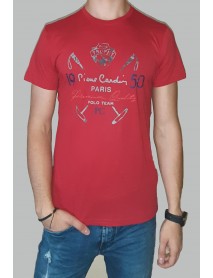 pánske tričko PIERRE CARDIN  - farba červená
