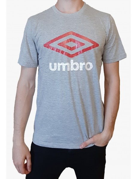 PÁNSKE  BAVLNENÉ TRIČKO UMBRO - FARBA SIVÁ - veľkosť M