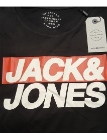 pánske tričko JACK & JONES  - farba čierna