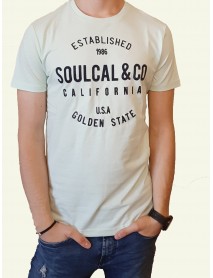  pánske tričko SOULCAL & GO  - farba zelená
