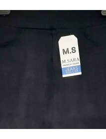 M.SARA PUSH UP   -  SUPER POHODLNÉ  elastické nohavice s vreckami - čierna